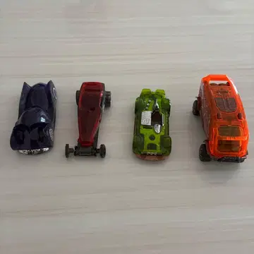 핫휠 미니카 4대 세트