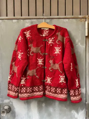 KETTY 케티 크리스마스 루돌프 니트 가디건 카우친