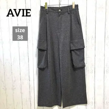 AVIE 울 혼방 카고 팬츠 사이즈 38
