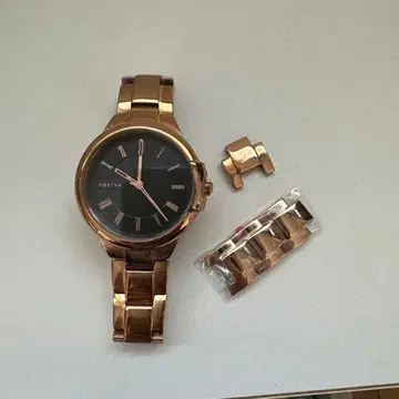 AGATHA 로즈 골드 손목시계