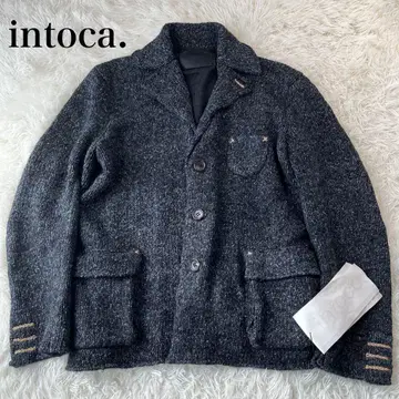 [ 미사용 택 포함 ] intoca. 니트 자켓 가디건 두꺼운 원단 L