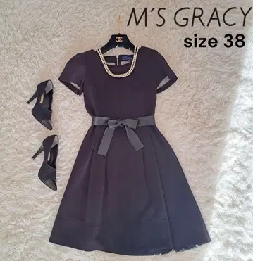 청순 엠즈 그레이시 원피스 까멜리아 A라인 반팔 현행 택 리본