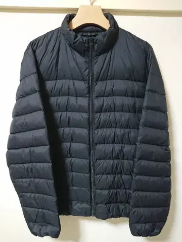 [ 새상품급 ] 무인양품 경량 다운 포켓터블 스탠드 카라 다운 자켓 M
