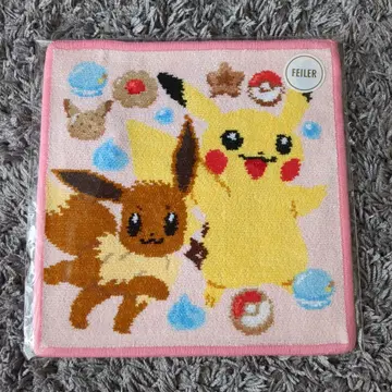 페이러 타월 손수건 피카츄&이브이