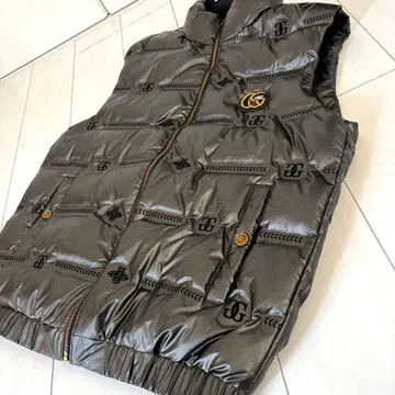 새상품급 UABONI 구스 다운 베스트 XL 다크 그레이