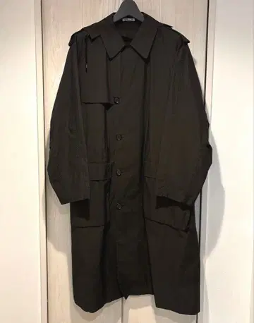 AURALEE FINX NYLON CHAMBRAY FIELD COAT 4