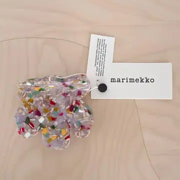 새상품 마리메꼬 Unikko 헤어 클립 라지 멀티