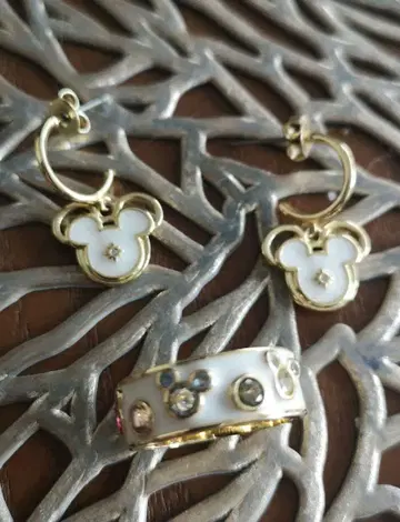Disney 귀걸이 + 반지
