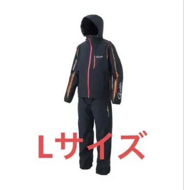 가마가츠 Gamakatsu 라이트 레인수트 GM3681 블랙 L 사이즈