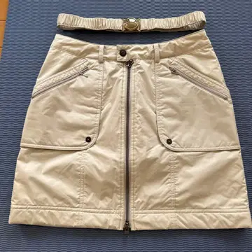 Heal creek 골프 여성용 충전솜 스커트 베이지