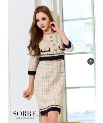 [미사용 택 포함] 소브레 원피스 캬바쿠라