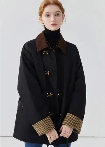 [ ANLEM ] RETRO HOOK COTTON JACKET