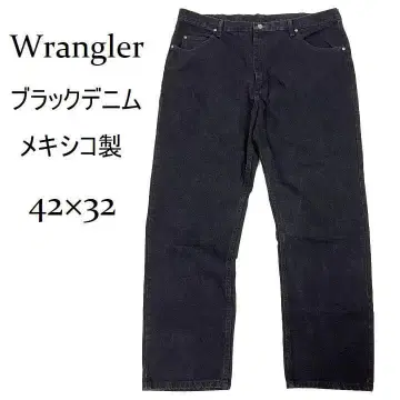 Wrangler 랭글러 블랙 데님 4PX 레귤러 핏 W42