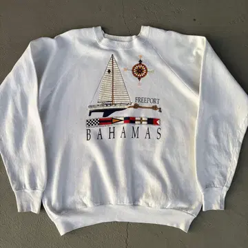 90s FREEPORT BAHAMAS 맨투맨 1991년 USA제