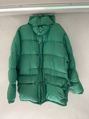 THE NORTH FACE XL 그린 다운 자켓