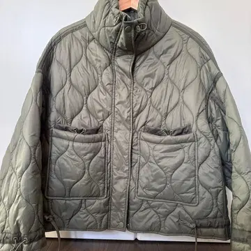 ZARA 퀼팅 자켓 올리브 M