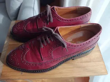 잘란 스리와야 버건디 UK 8 윙팁 슈즈