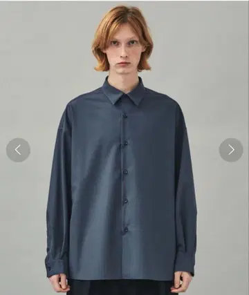 새상품급 CITY1 울 셔츠 다크 블루