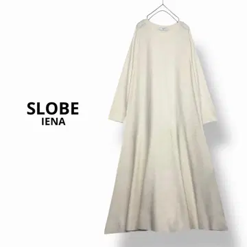 정가 15,400엔 SLOBE IENA 워셔블 플레어 원피스