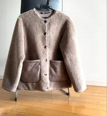 컨디션 최상 ZARA 브라운 보아 자켓 아우터