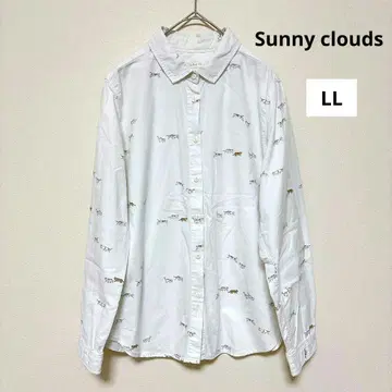 써니클라우드 동물 패턴 셔츠 LL 면 100%