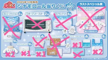 시나모롤 당첨 복권 2025년 12월 출시