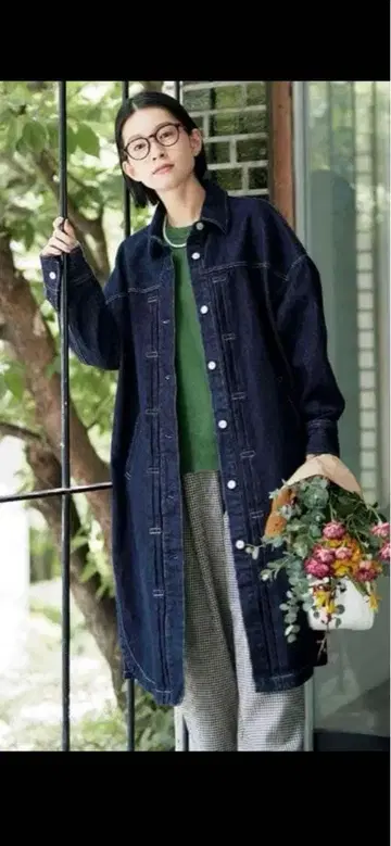 써니클라우드 데님 자켓 코트 LL