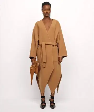 J.W.ANDERSON 더블 페이스 롱 코트 오버 사이즈