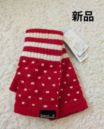 새상품 에네스베 핑거리스 니트 장갑 그로브