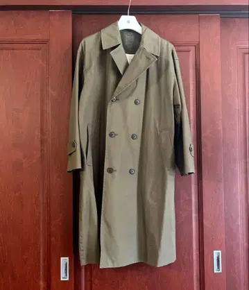 무인양품 코트 그린 올리브