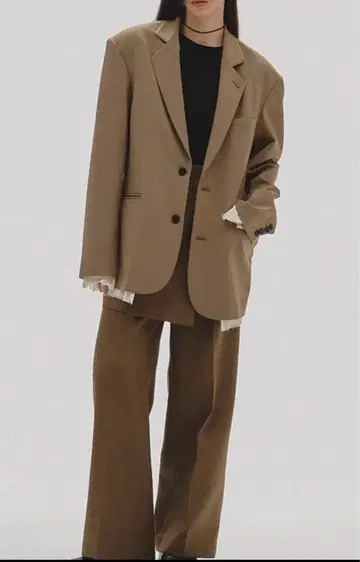 TODAYFUL 오버 숄더 재킷 올리브 36