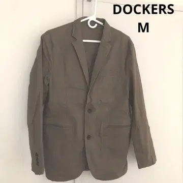 DOCKERS' 브라운 테일러드 자켓
