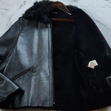 새상품급 XL MALE&Co. 라이더 자켓 리얼 무스탕 2way