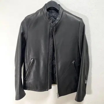 새상품급 UNION STATION 싱글 라이더 퀼팅 양가죽 가죽