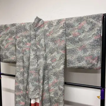 코몬 에도 코몬 상어 코몬 꽃 무늬 도트 기모노 123tz