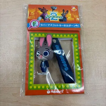 주토피아2 Happy 복권 F상 러버 마스코트 키링 주디