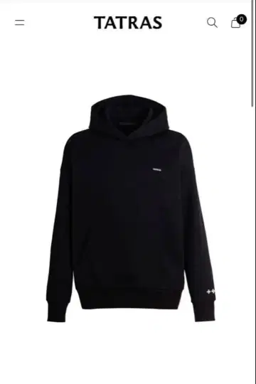 새상품급 TATRAS AGUILA 블랙 후드티