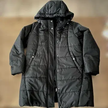다운 코트 블랙 L 사이즈