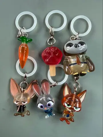 주토피아 메지루시 액세서리 전 6종 컴플리트 1