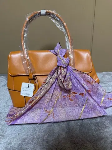 [ 새상품 미사용 ] 핸드백 브라운 고급 깔끔함