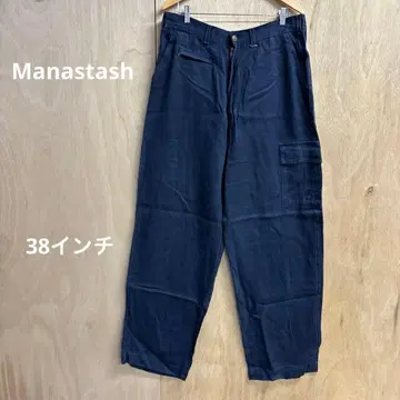 Manastash 네이비 카고 팬츠 38인치