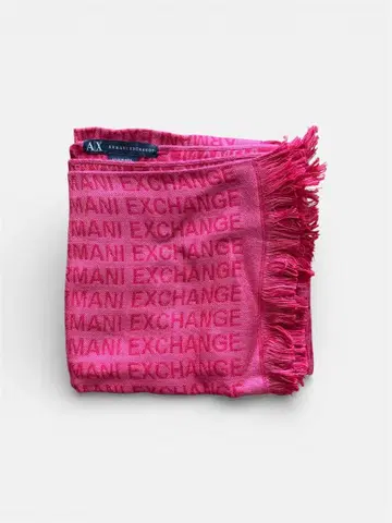 Armani Exchange 로고 스톨 핑크