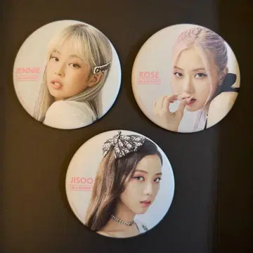 BLACKPINK 캔뱃지 지수 제니 로제