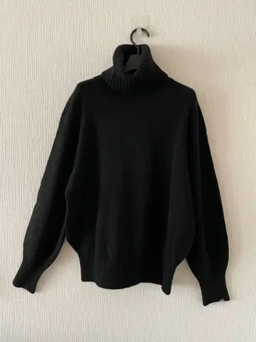 FRAMeWORK 프레임워크 울 캐시미어 혼방 터틀넥 니트 블랙