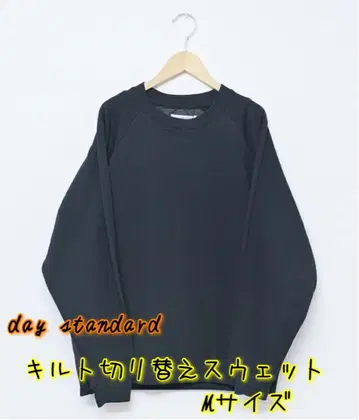 day standard 퀼트 절개 맨투맨 M 사이즈 여성용