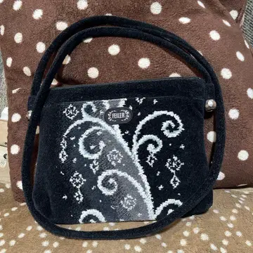 새상품급 FEILR 페이러 숄더백 셔닐 직조 모노톤