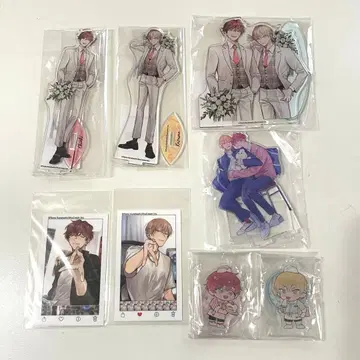 아케테모 쿠레테모 아크릴 스탠드 폴라로이드풍 카드 세트