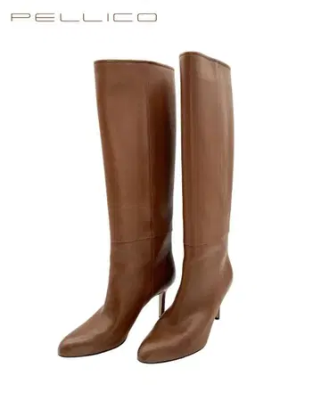 [ 미사용 ] PELLICO METRO 80 TB 힐 롱 부츠 38.5
