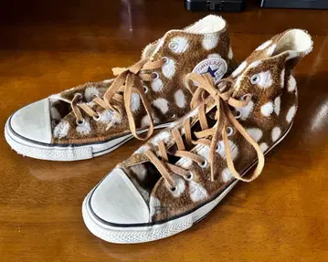 [ 레어/사슴 무늬 ] 컨버스 올스타 하이컷 28cm 브라운