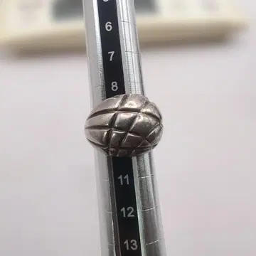 renoma 실버 뜨개질 무늬 반지